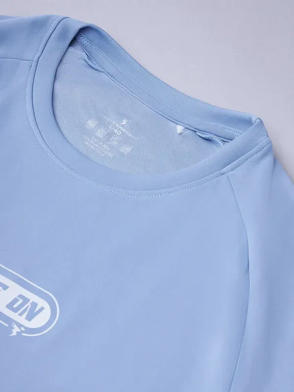 Men Printed Slim Fit Crew Neck Sweatshirt with ELASTO PLUS - Image 7