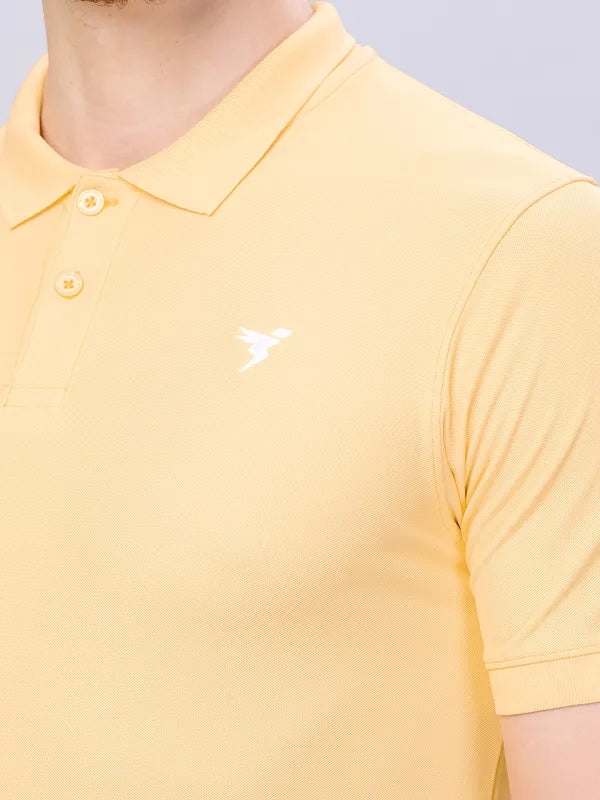 Men Solid Slim Fit Polo T-shirt with MATPIQ - Image 6