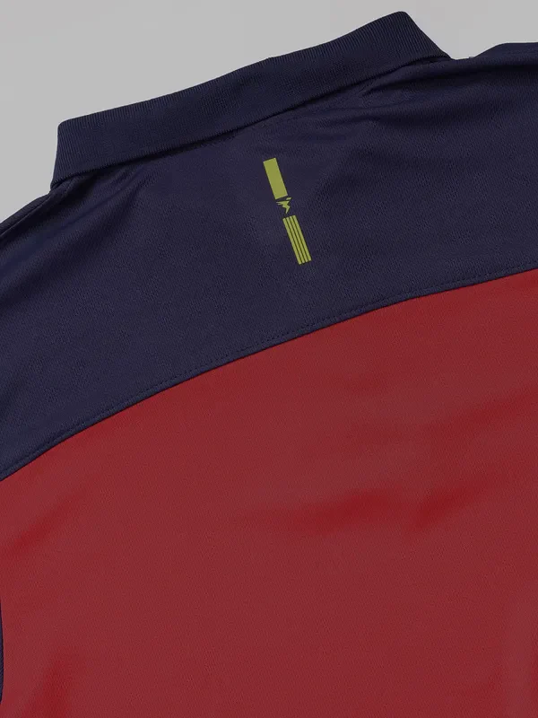 Men Colorblock Relax Fit Polo T-shirt with TECHNO COOL+ - Image 10