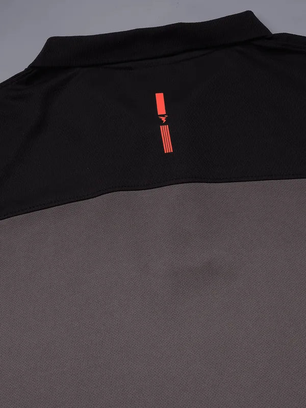 Men Colorblock Relax Fit Polo T-shirt with TECHNO COOL+ - Image 10