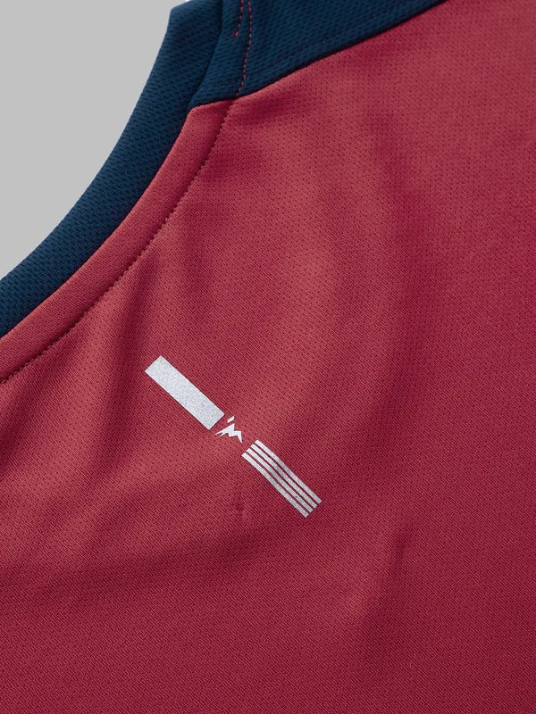 Men Colorblock Slim Fit Crew Neck T-shirt with TECHNO COOL - Image 2