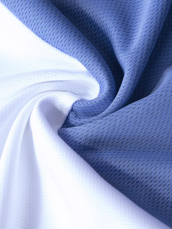 Men Colorblock Slim Fit Crew Neck T-shirt with TECHNO COOL - Image 3
