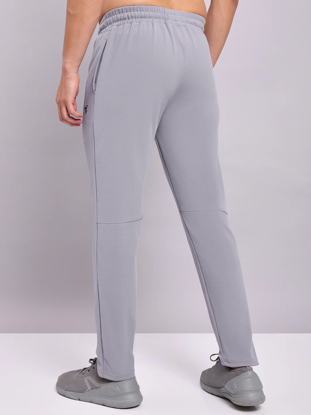 Men Solid Slim Fit Trackpants with ELASTO PLUS - Image 2