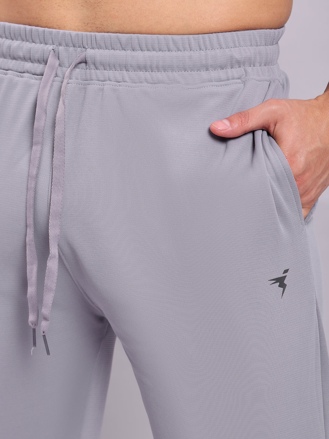 Men Solid Slim Fit Trackpants with ELASTO PLUS - Image 5