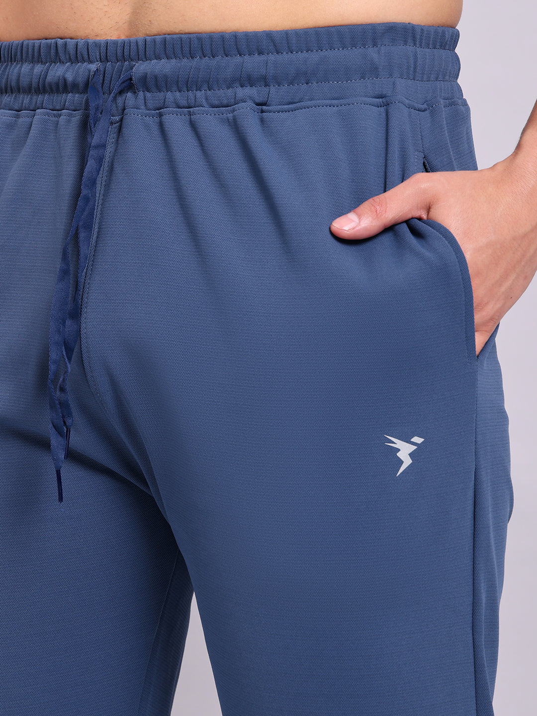 Men Solid Slim Fit Trackpants with ELASTO PLUS - Image 6