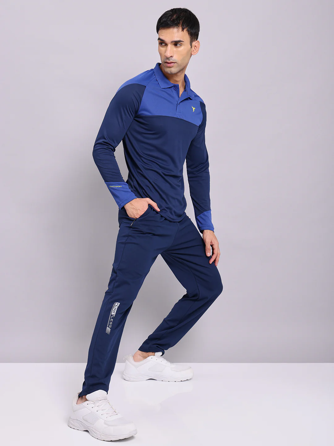 Men Solid Slim Fit Trackpants with ELASTO PLUS - Image 4