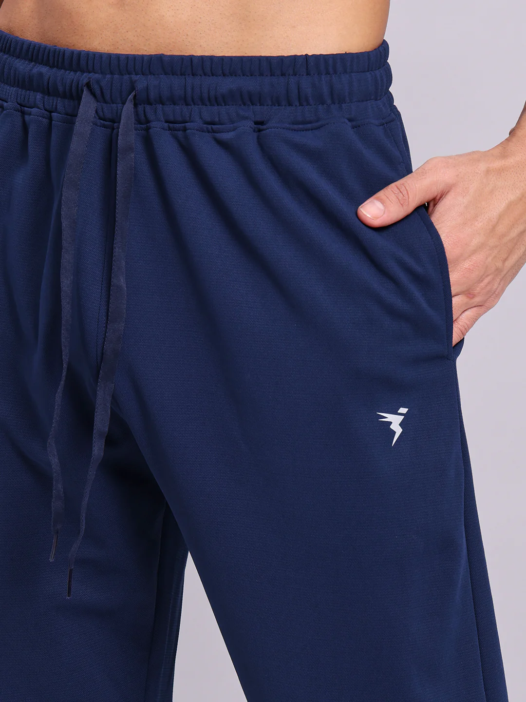 Men Solid Slim Fit Trackpants with ELASTO PLUS - Image 5