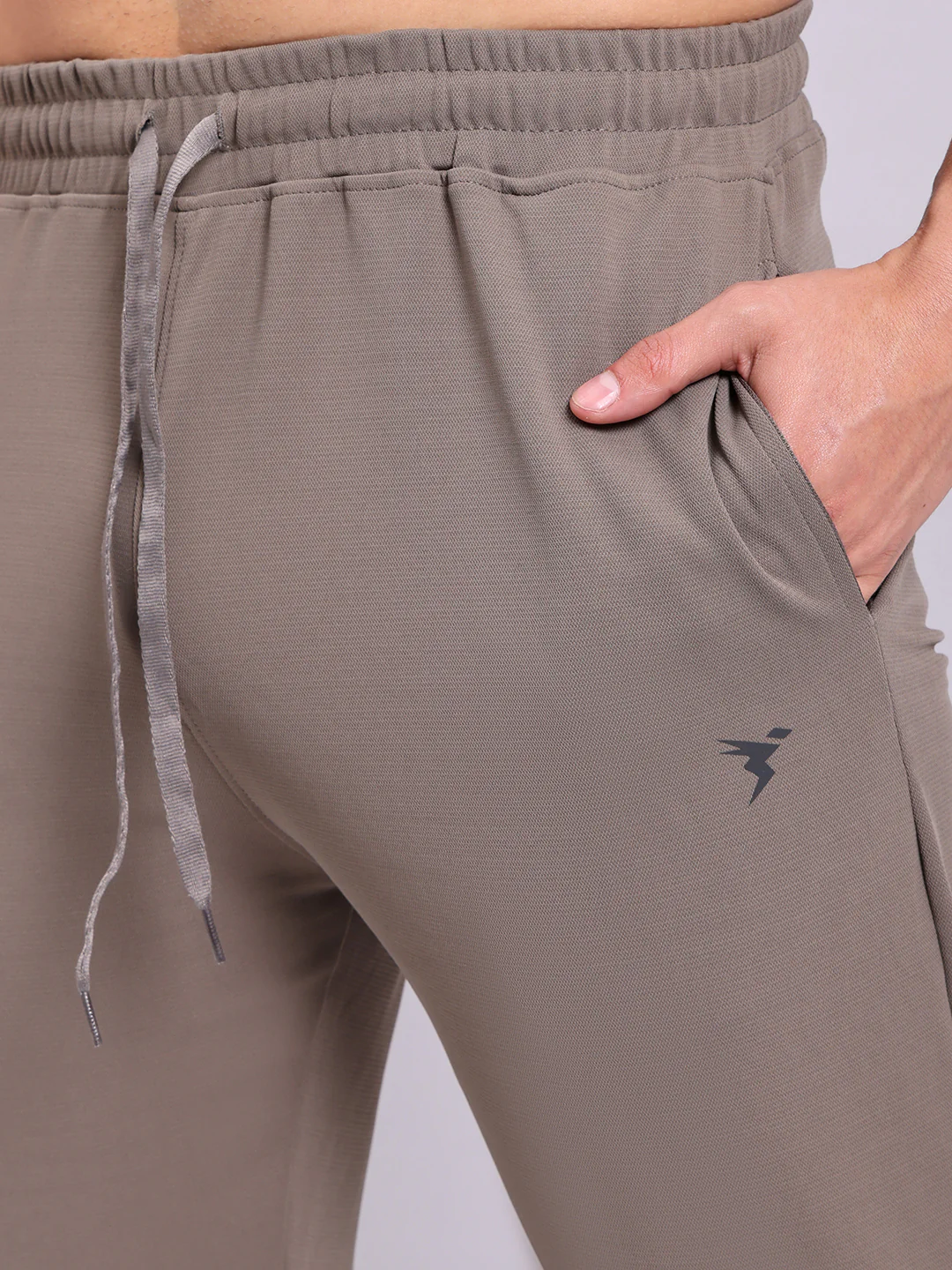 Men Solid Slim Fit Trackpants with ELASTO PLUS - Image 5