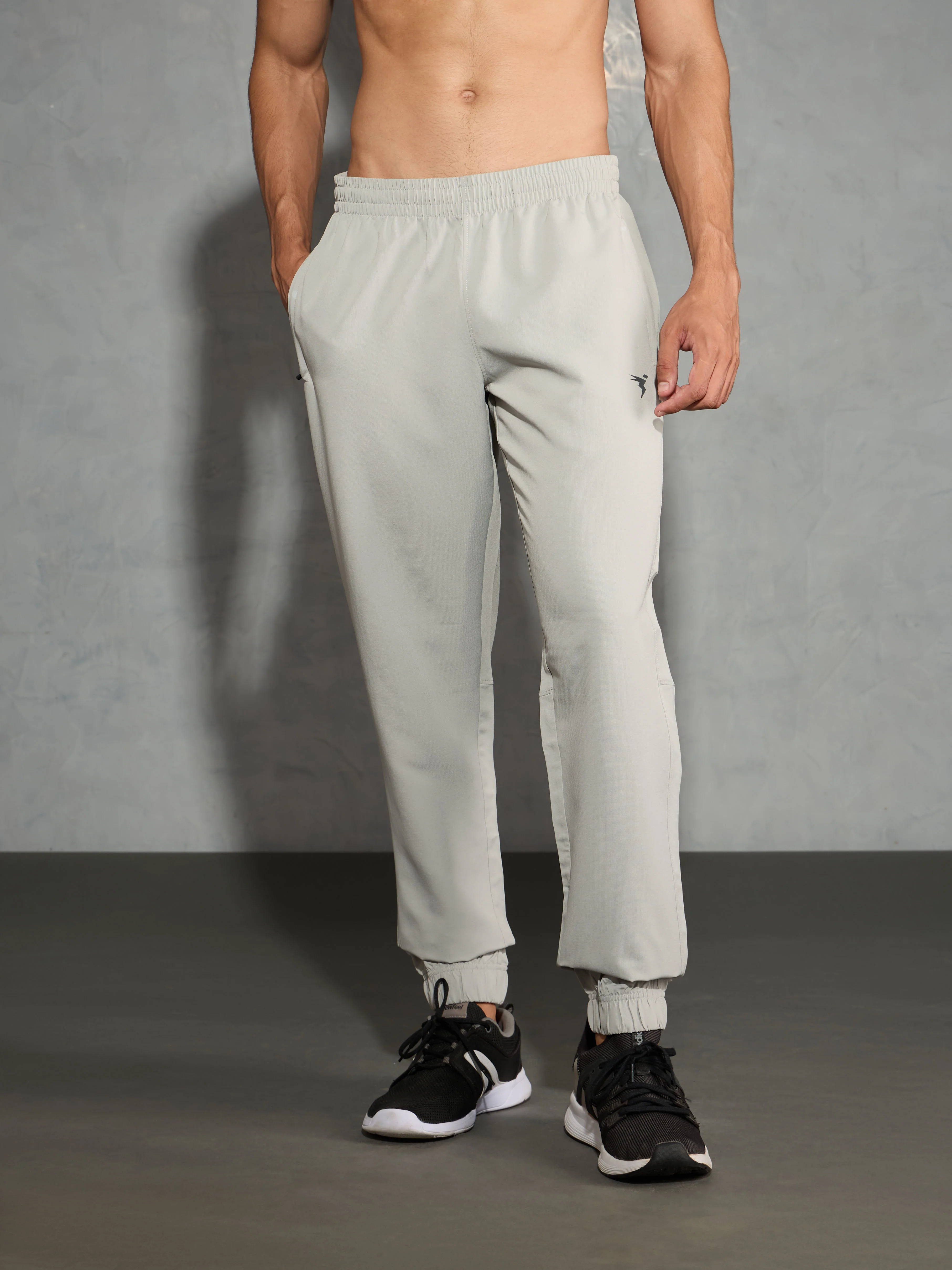 Men Solid Relax Fit Joggers with TECHNOLITE - Image 2