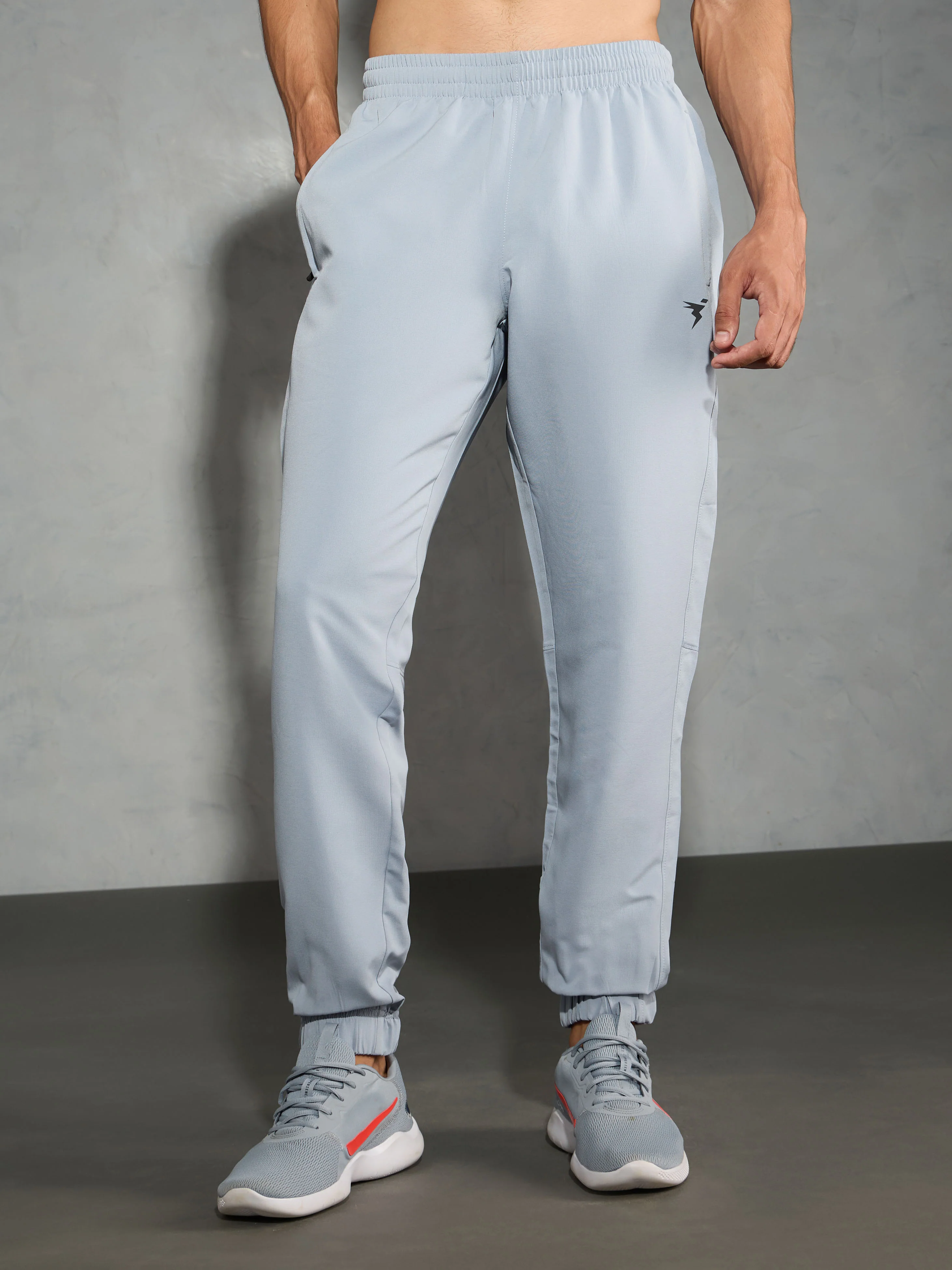 Men Solid Relax Fit Joggers with TECHNOLITE - Image 2