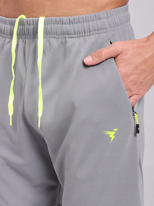Men Solid Slim Fit Trackpants with TECHNO DRY - Image 7