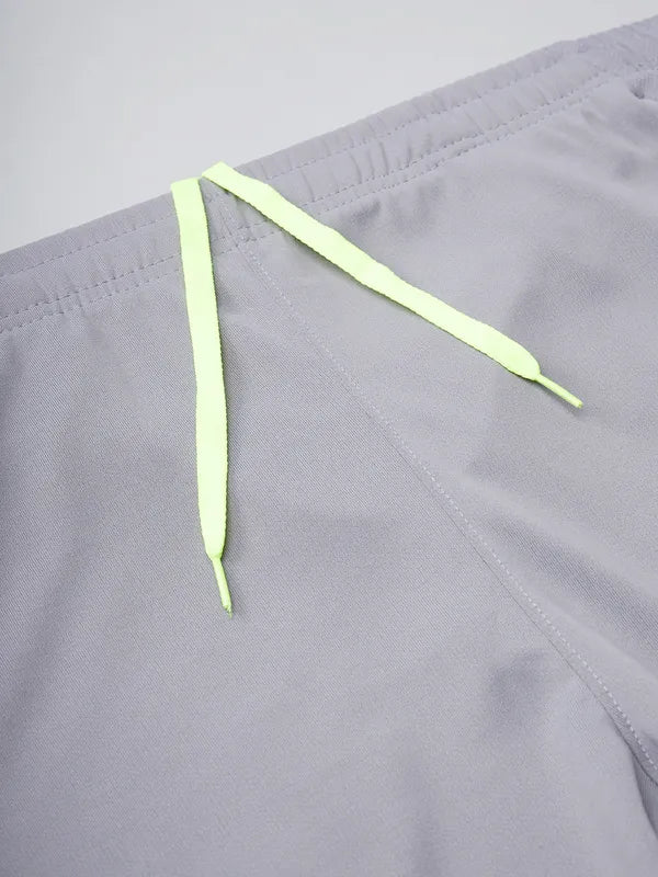 Men Solid Slim Fit Trackpants with TECHNO DRY - Image 8