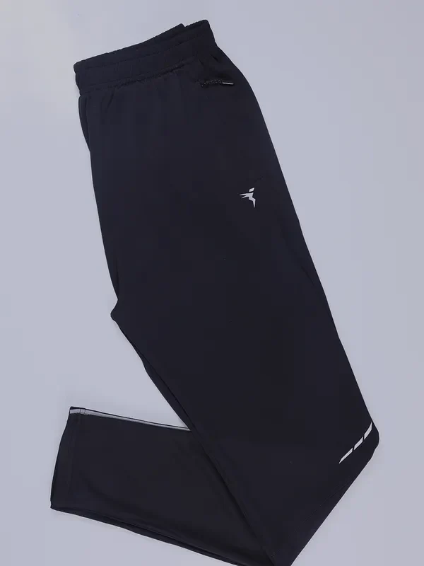 Men Solid Slim Fit Trackpants with TECHNO DRY - Image 6
