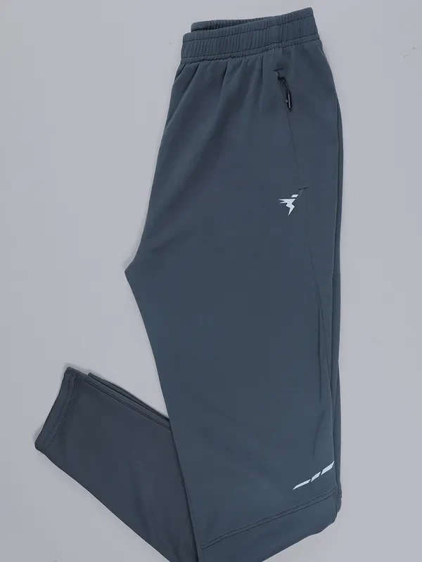 Men Solid Slim Fit Trackpants with TECHNO DRY - Image 6