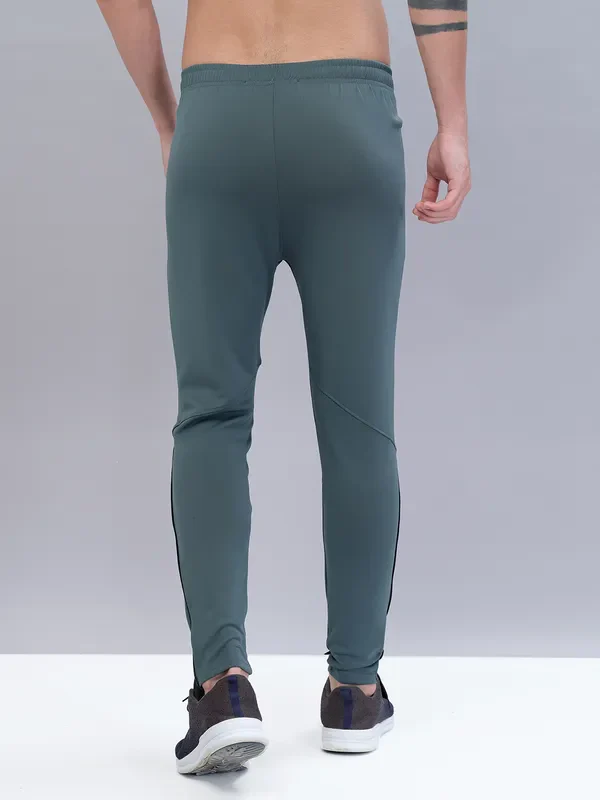 Men Solid Slim Fit Trackpants with TECHNO DRY - Image 3
