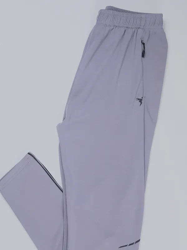 Men Solid Slim Fit Trackpants with TECHNO DRY - Image 6