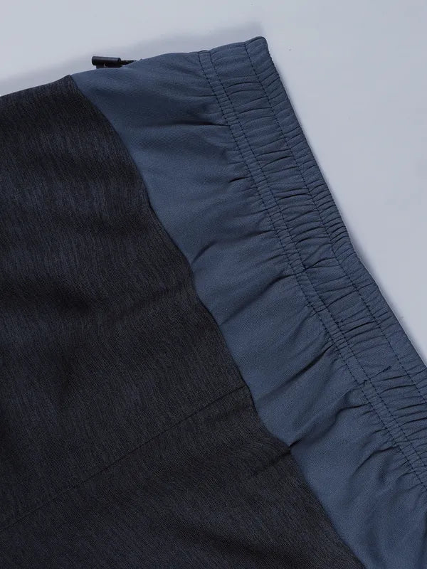 Men Melange Slim Fit Trackpants with TECHNO DRY - Image 7
