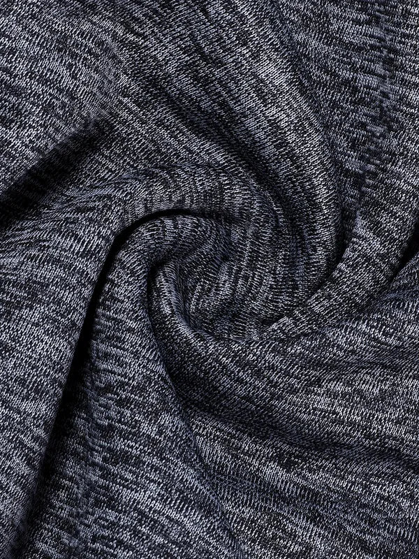 Men Melange Slim Fit Trackpants with TECHNO DRY - Image 8