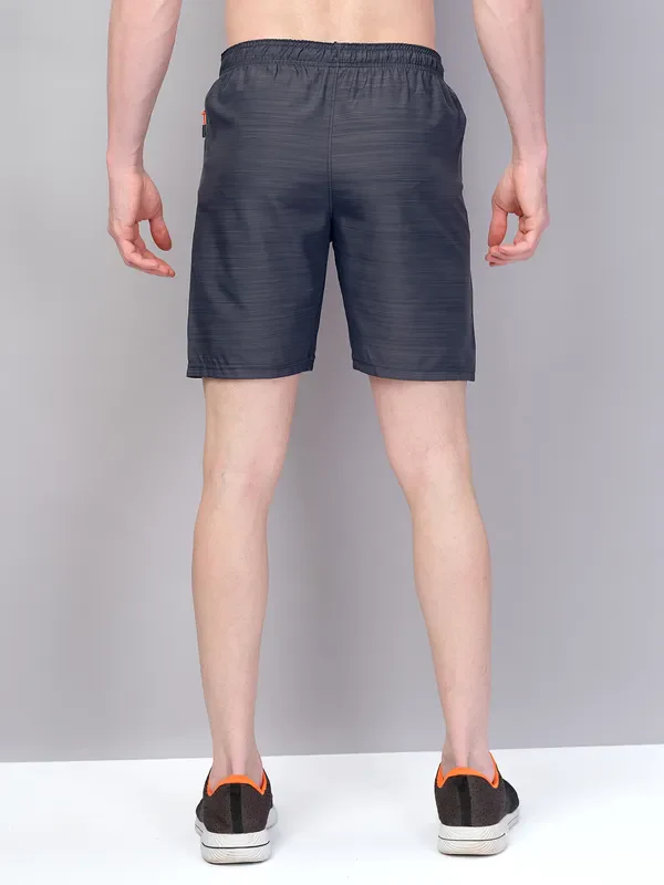 Men Melange Slim Fit Shorts with TECHNOLITE - Image 2
