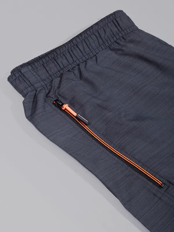 Men Melange Slim Fit Shorts with TECHNOLITE - Image 7