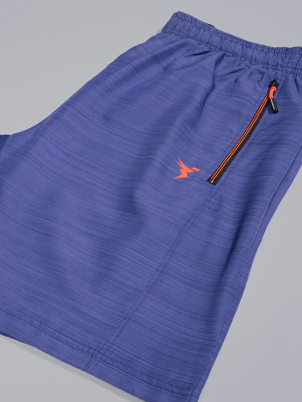 Men Melange Slim Fit Shorts with TECHNOLITE - Image 6