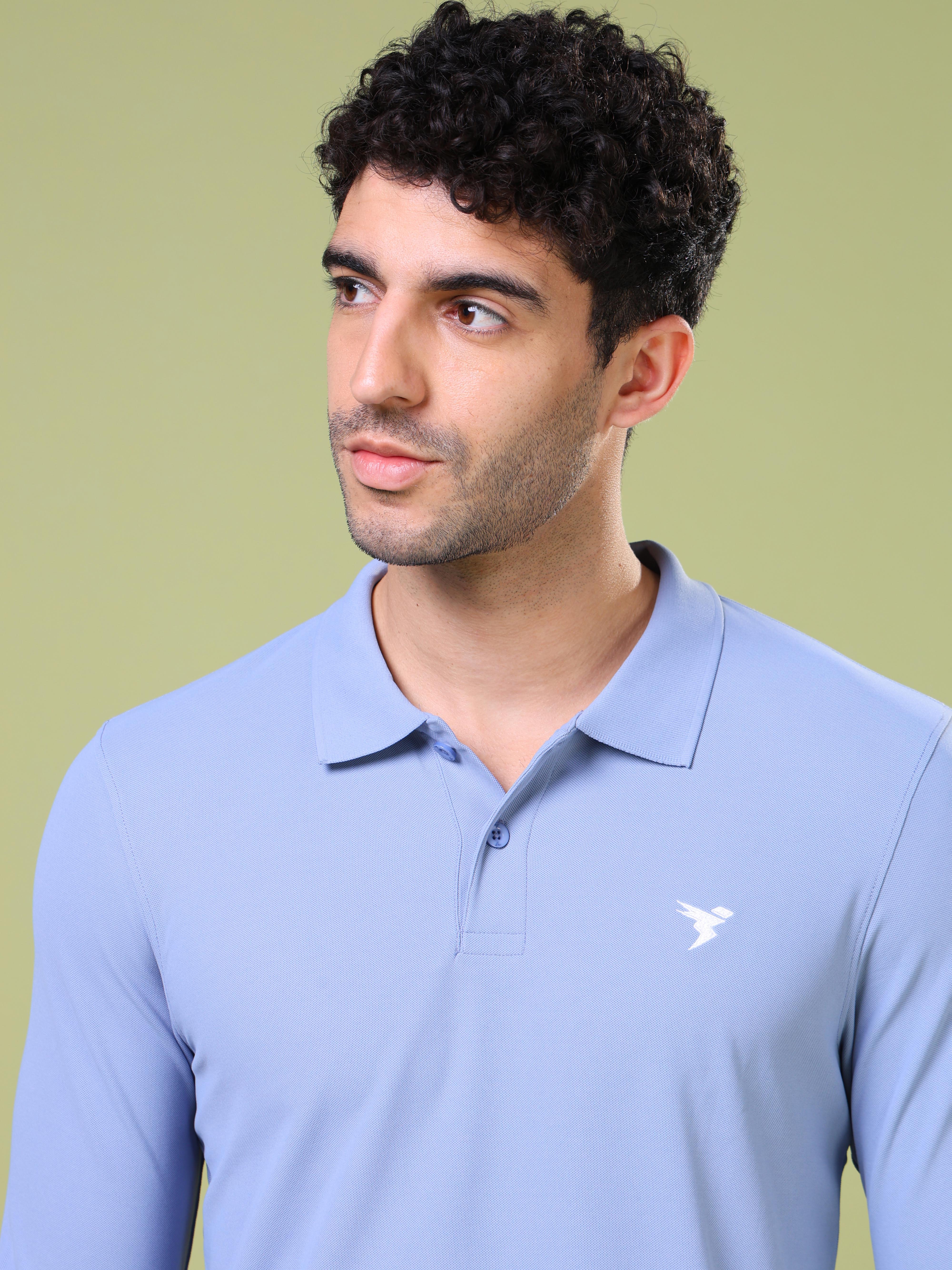 Men Solid Slim Fit Polo T-shirt with MATPIQ - Image 6