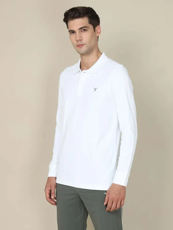 Men Solid Slim Fit Polo T-shirt with MATPIQ - Image 6