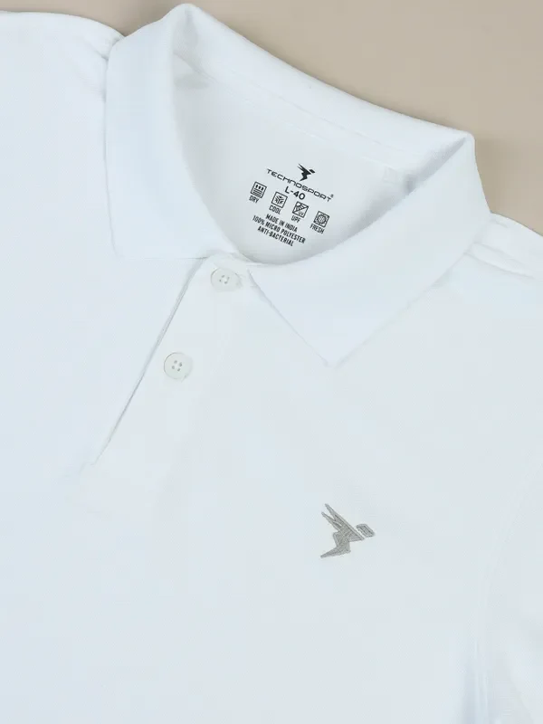 Men Solid Slim Fit Polo T-shirt with MATPIQ - Image 7
