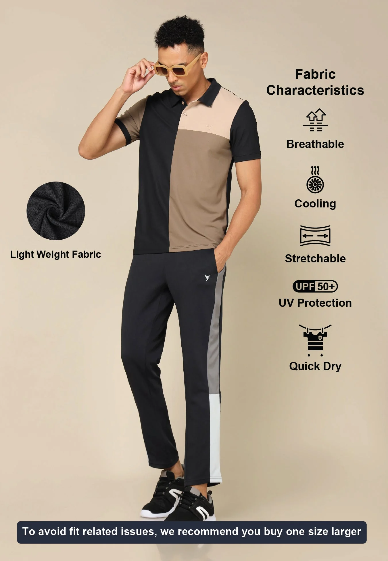Men Colorblock Slim Fit Polo T-shirt with TECHNO COOL+ - Image 4