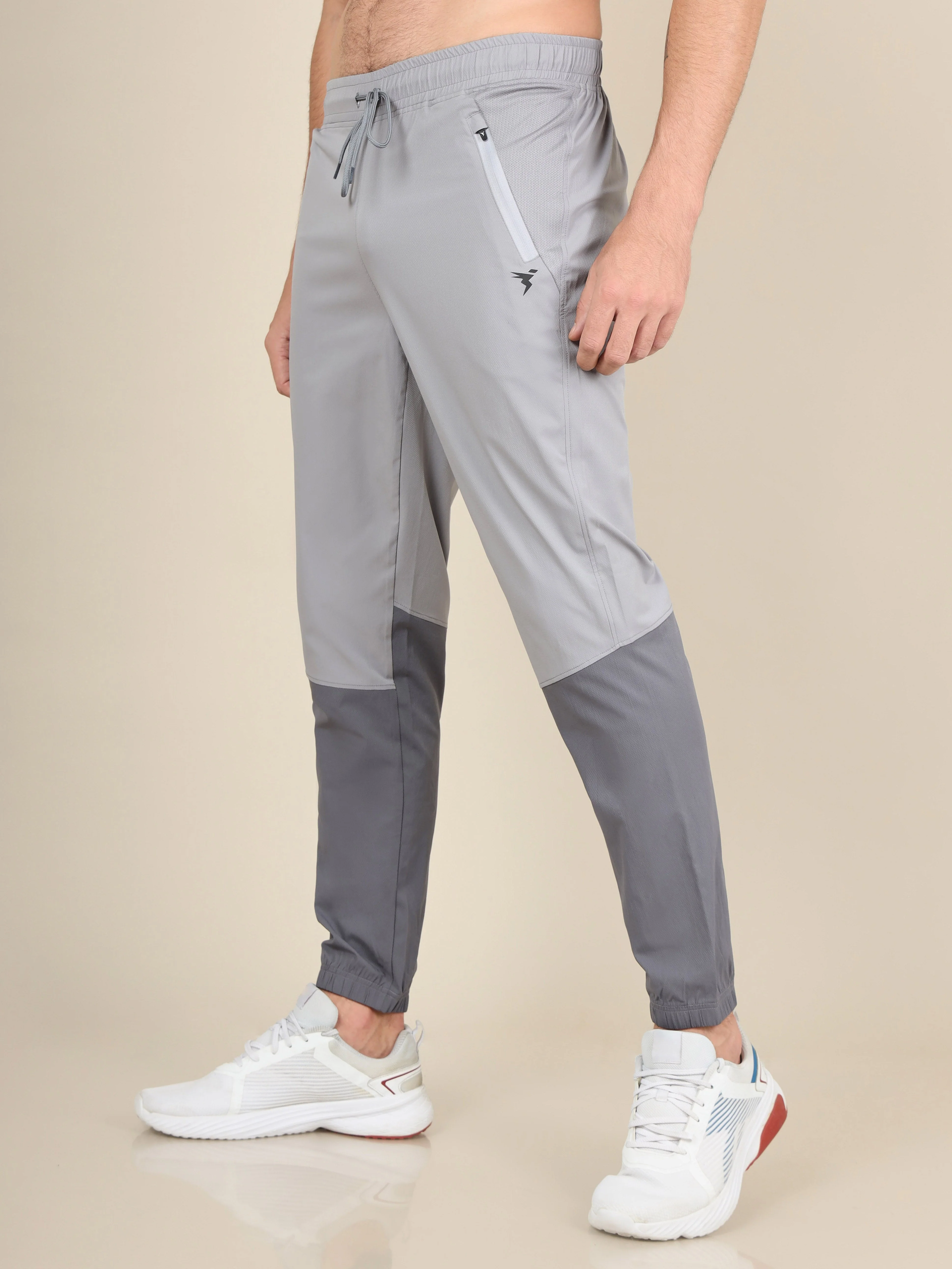 Men Colorblock Slim Fit Joggers with TECHNOLITE STRETCH - Image 2