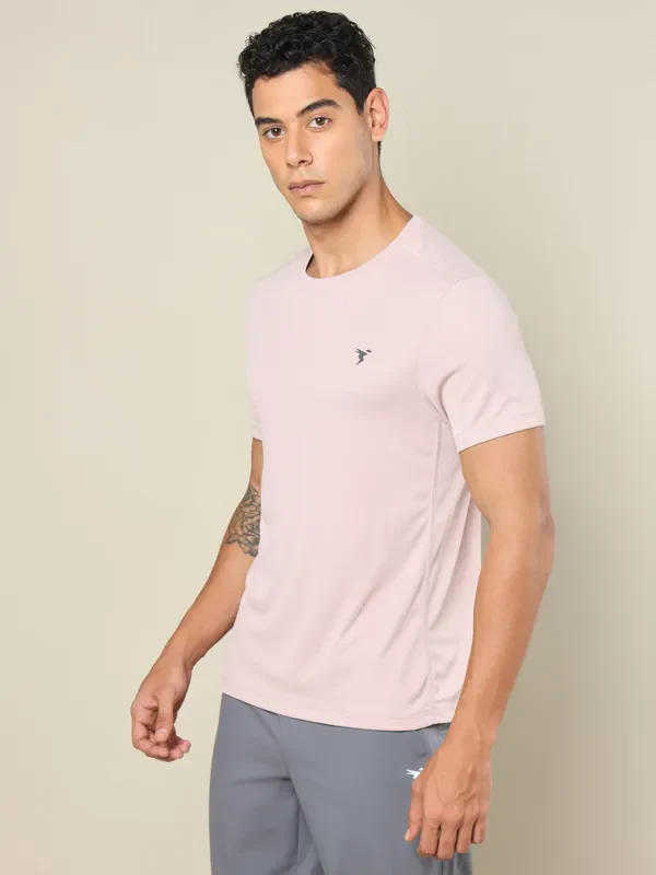 Men Solid Slim Fit Crew Neck T-shirt with TECHNO COOL+ (Pack of 3) - Image 2
