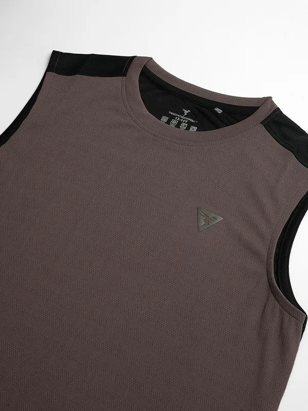 Boys Colorblock Slim Fit Crew Neck T-shirt with TECHNO COOL+ - Image 9