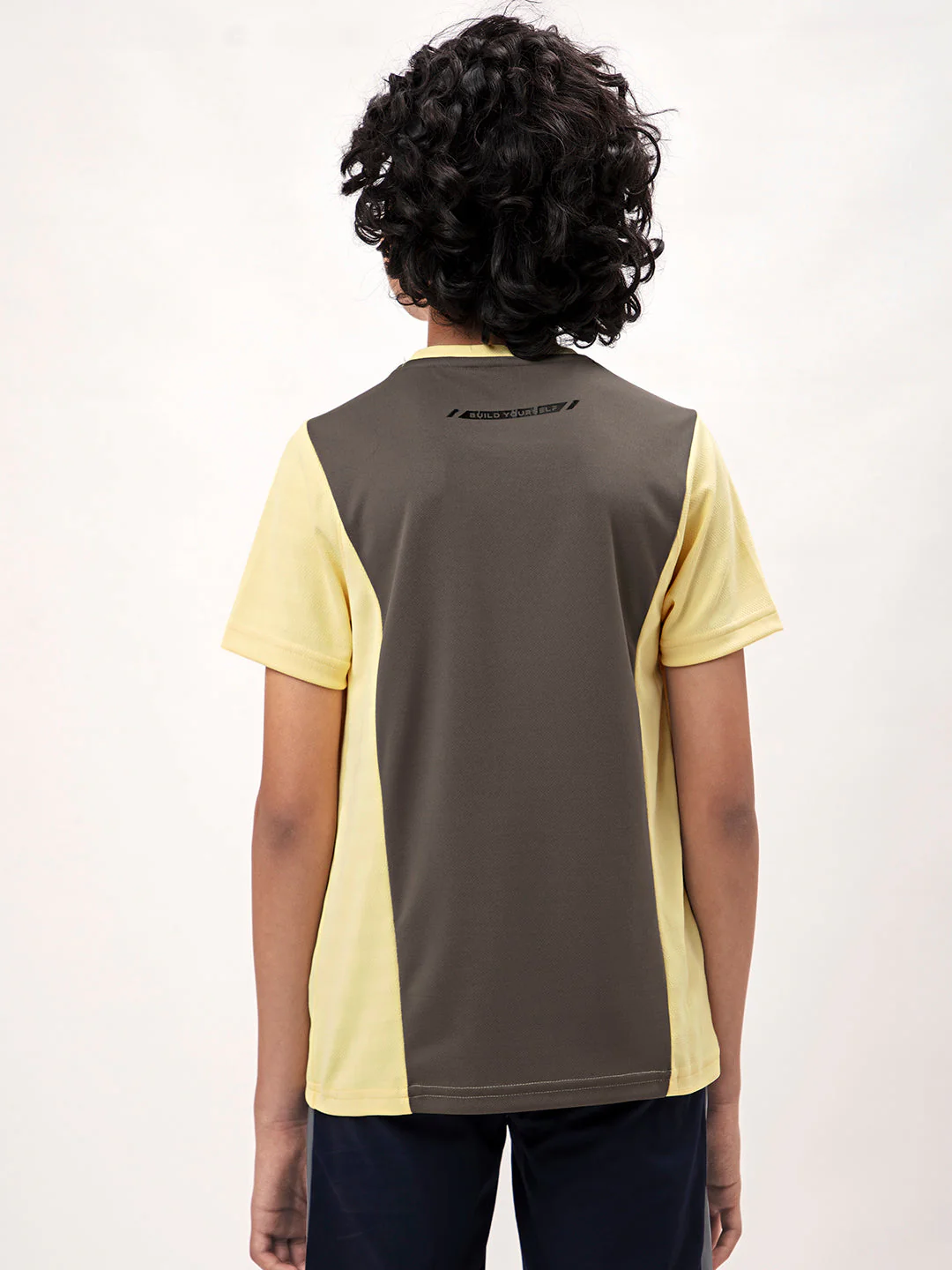 Boys Colorblock Slim Fit Crew Neck T-shirt with TECHNO COOL+ - Image 3