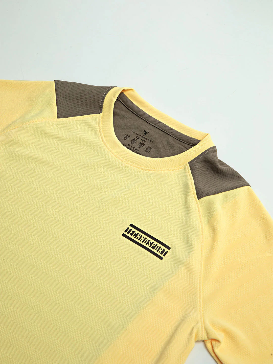 Boys Colorblock Slim Fit Crew Neck T-shirt with TECHNO COOL+ - Image 7