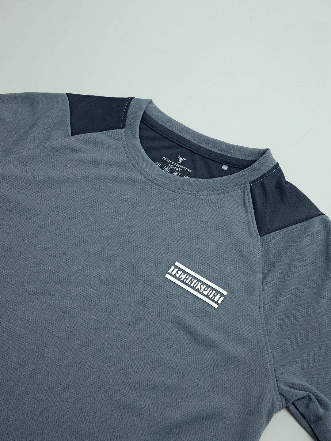 Boys Colorblock Slim Fit Crew Neck T-shirt with TECHNO COOL+ - Image 7
