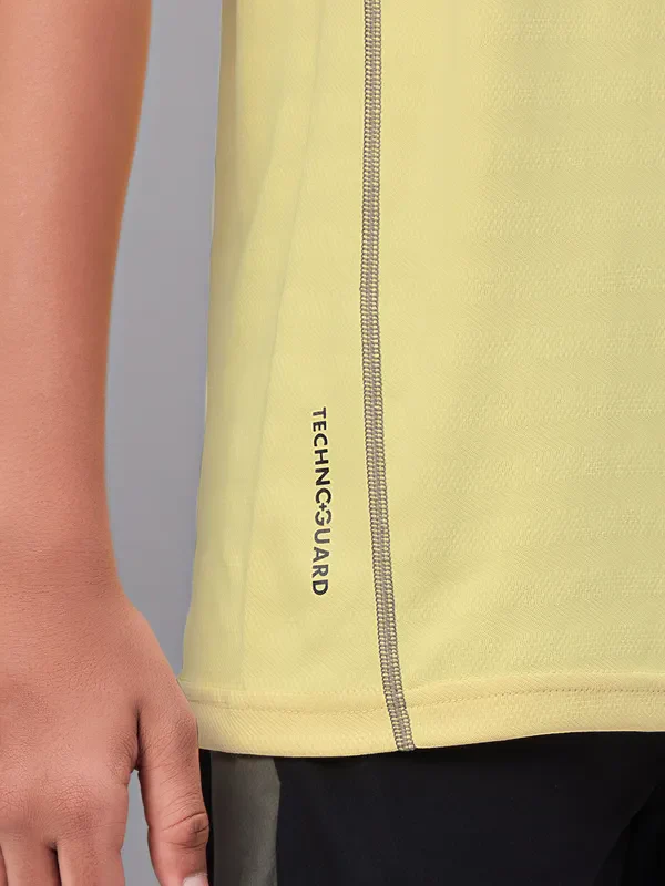 Boys Colorblock Slim Fit Crew Neck T-shirt with TECHNO GUARD - Image 6