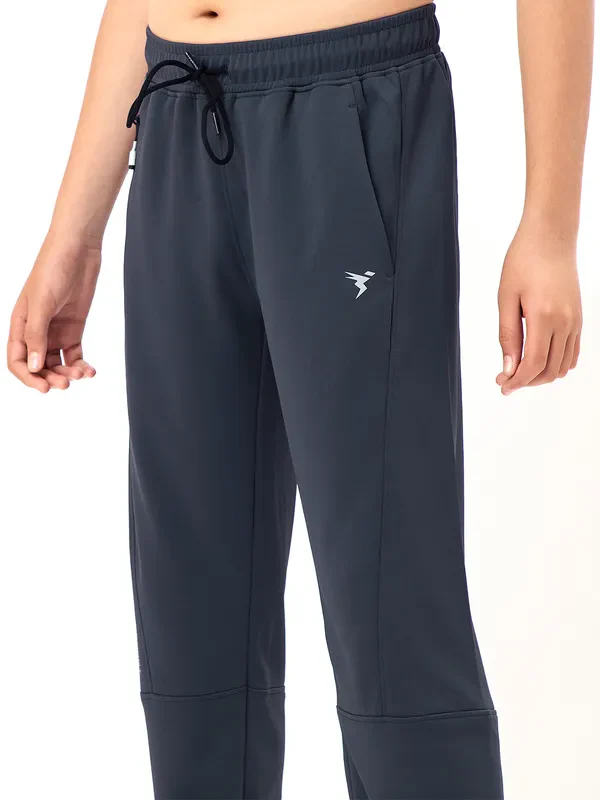 Boys Solid Slim Fit Trackpants with TECHNO GUARD - Image 6