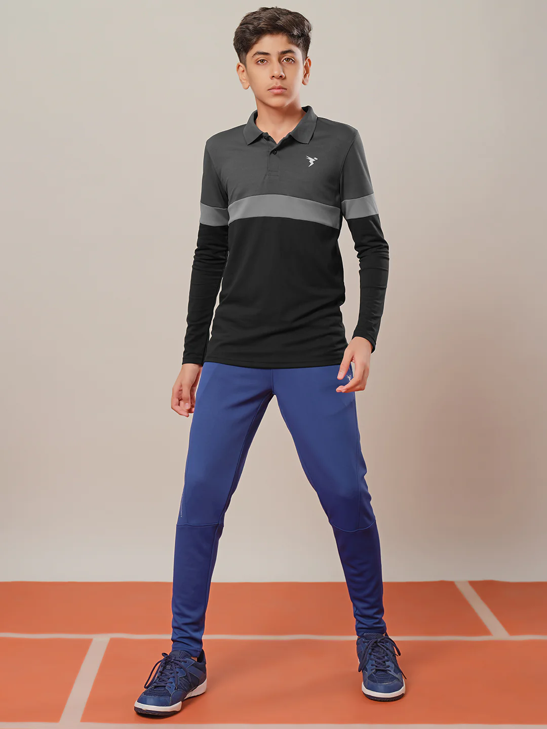 Boys Solid Slim Fit Trackpants with TECHNO GUARD - Image 7