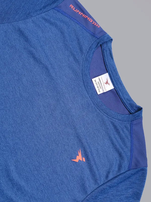 Boys Melange Slim Fit Crew Neck T-shirt with DOUBLE COOL - Image 9