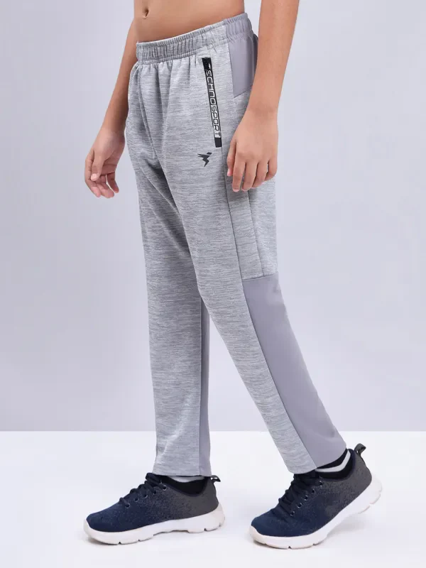 Boys Melange Slim Fit Trackpants with TECHNO GUARD - Image 6