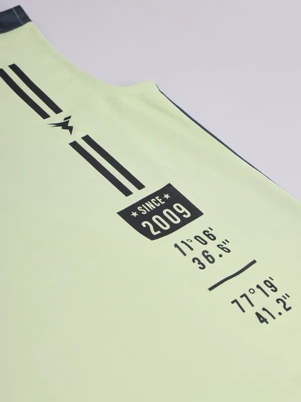Boys Printed Slim Fit Crew Neck T-shirt with TECHNO GUARD - Image 10
