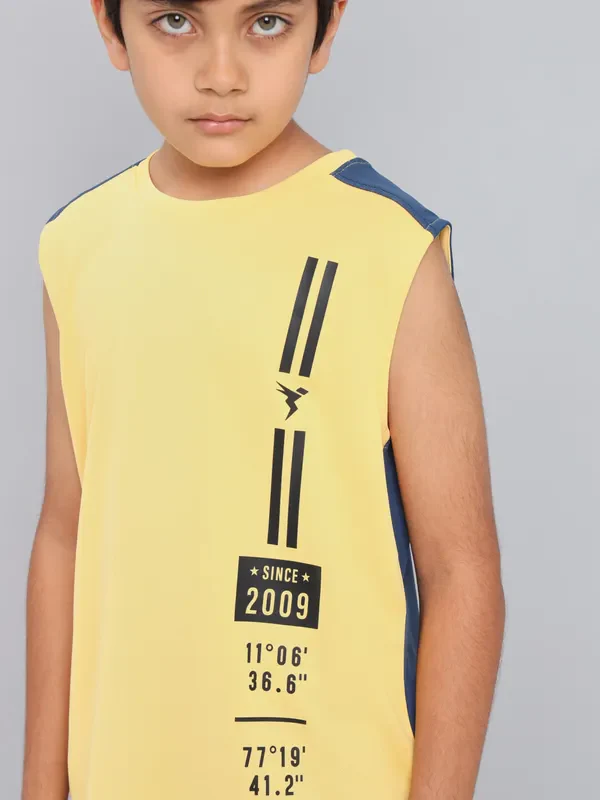 Boys Printed Slim Fit Crew Neck T-shirt with TECHNO GUARD - Image 7