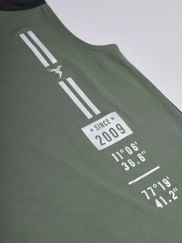 Boys Printed Slim Fit Crew Neck T-shirt with TECHNO GUARD - Image 3