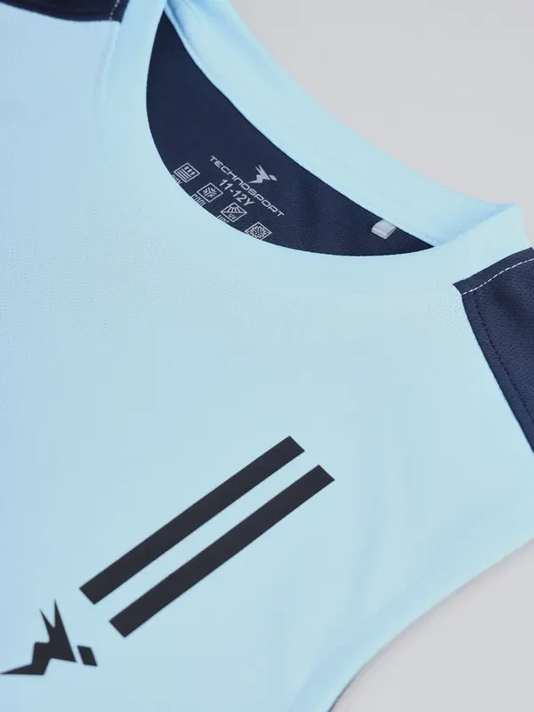 Boys Printed Slim Fit Crew Neck T-shirt with TECHNO GUARD - Image 9