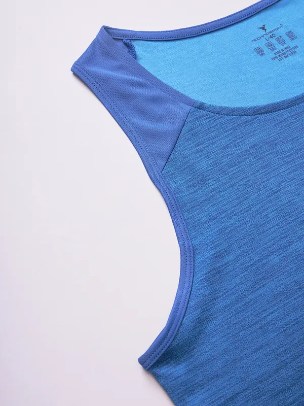 Men Melange Slim Fit Scoop Neck Innerwear Vest with DOUBLE COOL (Pack of 2) - Image 8