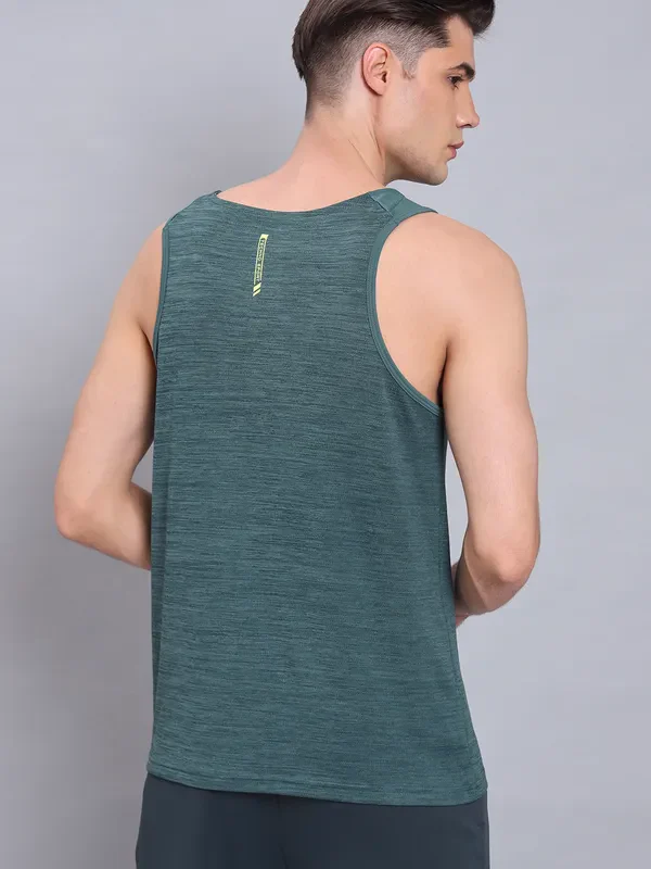 Men Melange Slim Fit Scoop Neck Innerwear Vest with DOUBLE COOL (Pack of 2) - Image 3