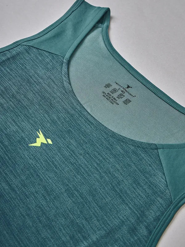 Men Melange Slim Fit Scoop Neck Innerwear Vest with DOUBLE COOL (Pack of 2) - Image 7