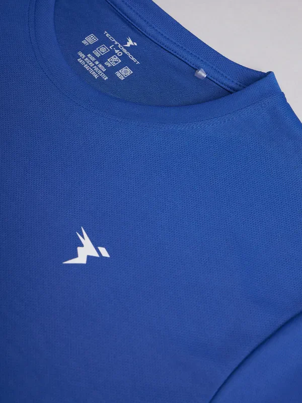 Men Colorblock Slim Fit Crew Neck T-shirt with DOUBLE COOL - Image 8