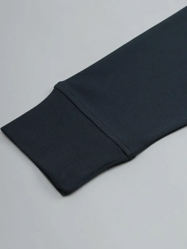 Men Solid Slim Fit Crew Neck T-shirt with ELASTO PLUS - Image 8