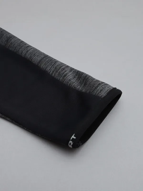 Men Melange Slim Fit Hooded Jacket with TECHNOLITE - Image 8